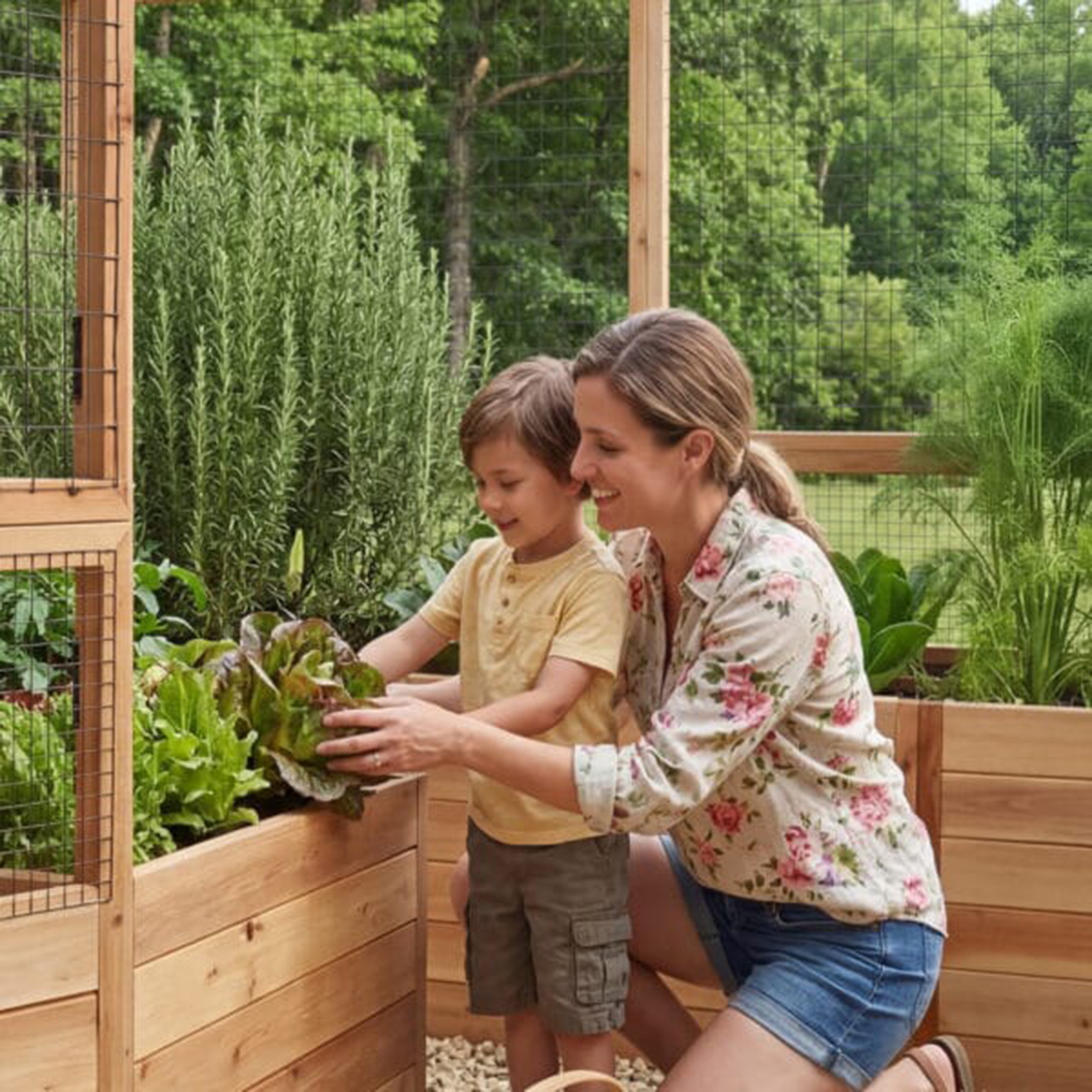 Outdoor Living Today Garden in a Box with Deer Fence | 12×8
