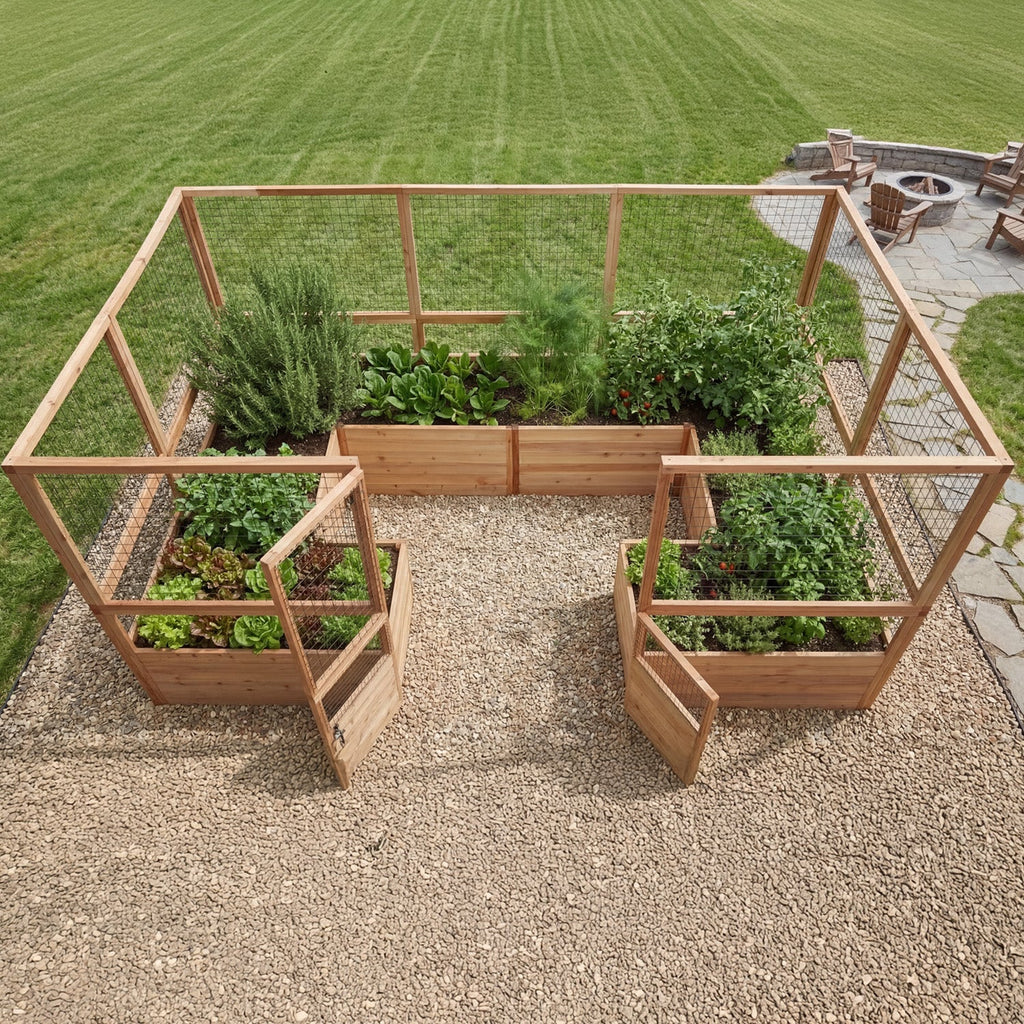 Outdoor Living Today Garden in a Box with Deer Fence | 12×8