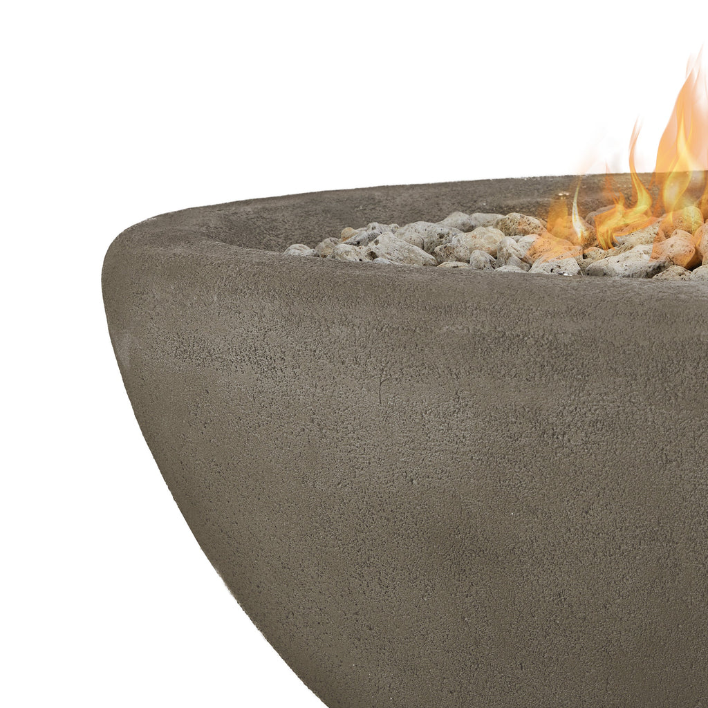 Real Flame Riverside 58" Oval Propane Fire Pit Bowl - 592LP