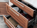 NewAge Outdoor Kitchen 3-Piece Cabinet Set with 3-Drawer, Bar and 36in Grill Cabinet