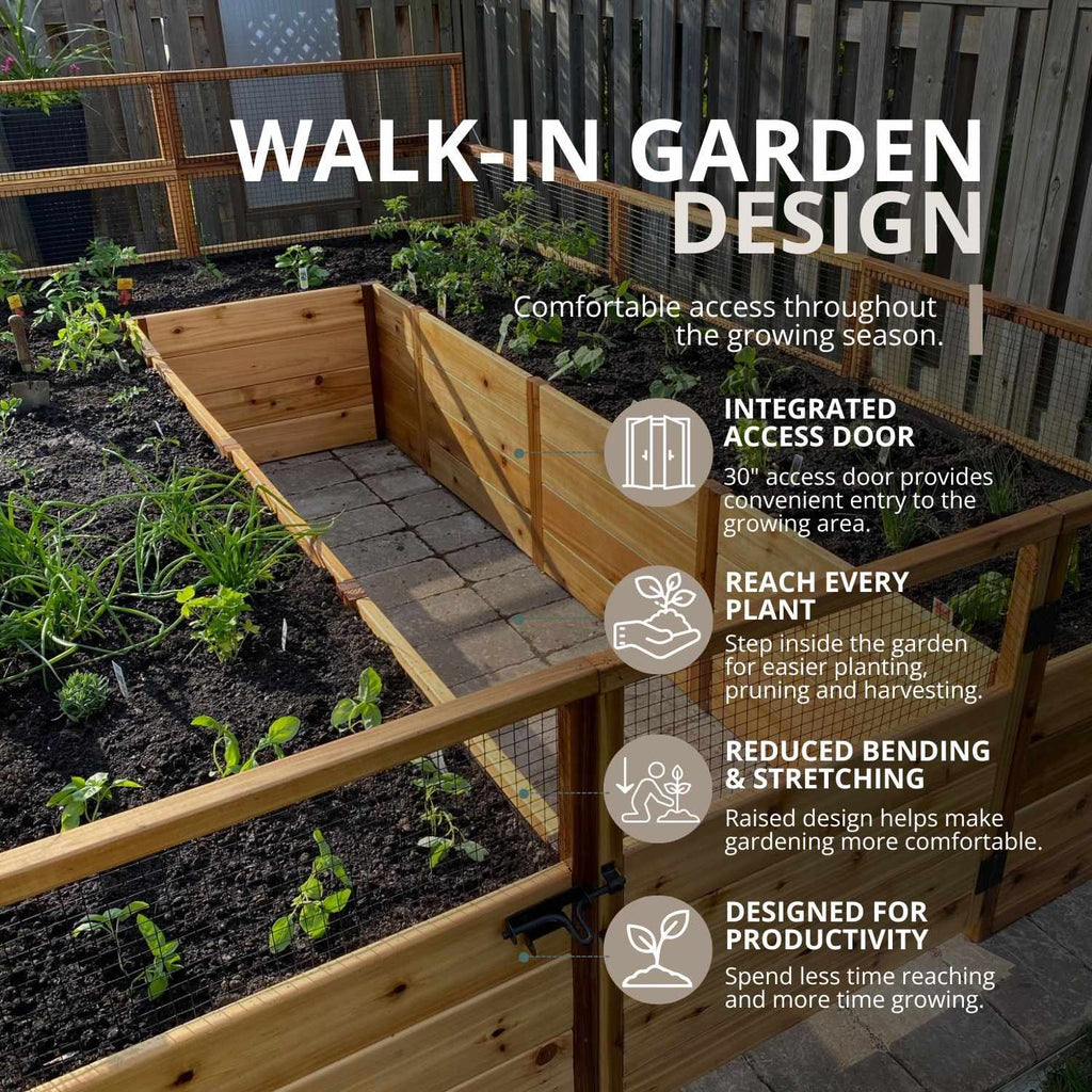 Outdoor Living Today Garden in a Box with Birdnetting Cover | 8×12