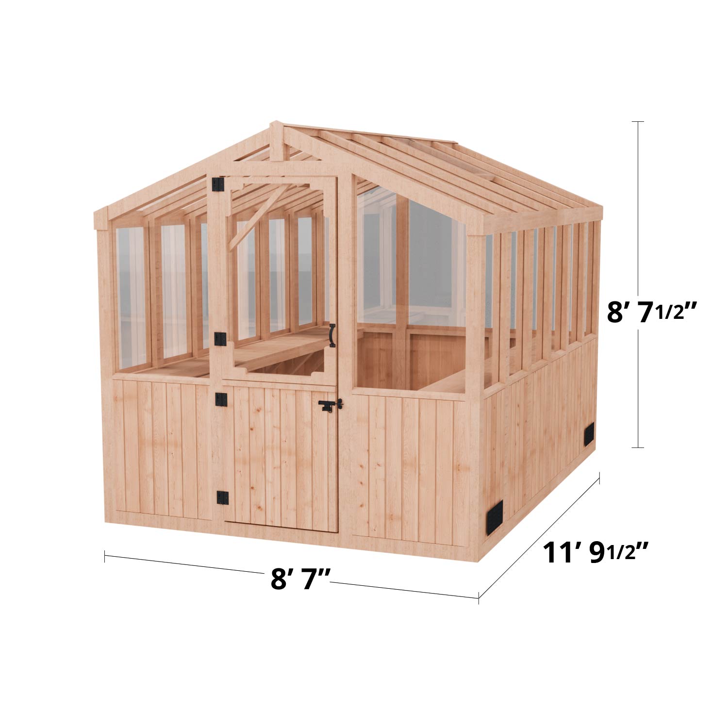 Outdoor Living Today Cedar Greenhouse | 8×12