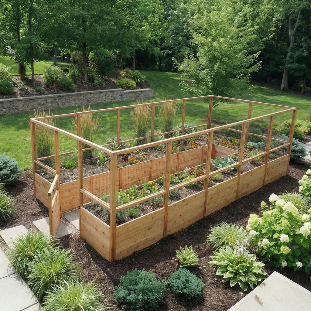 Outdoor Living Today Garden in a Box with Deer Fence | 8 x 16