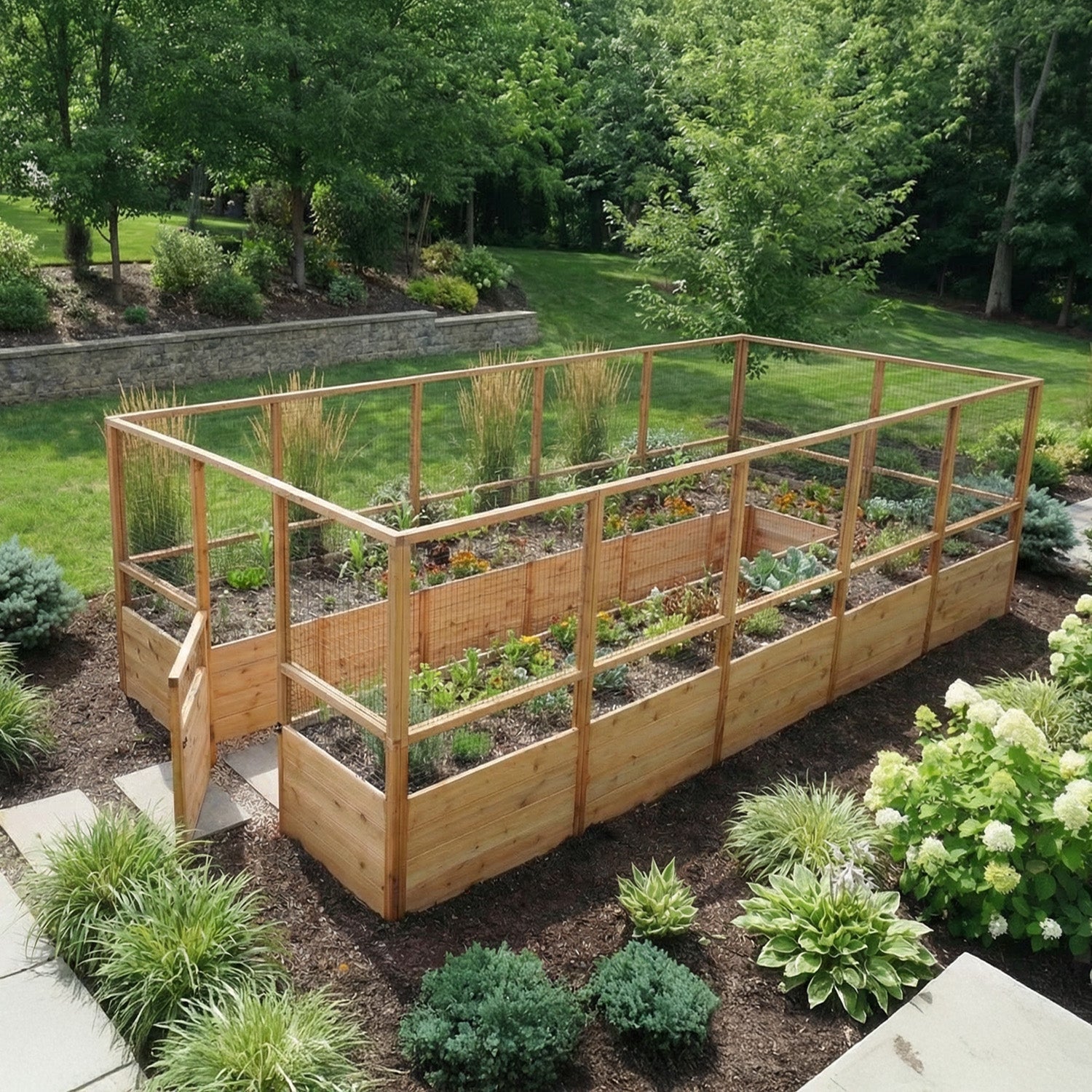 Outdoor Living Today Garden in a Box with Deer Fence | 8 x 16