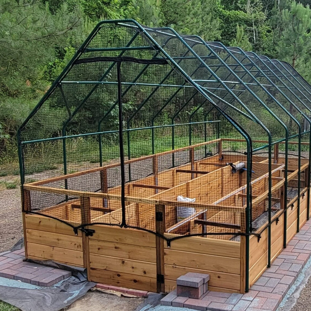 Outdoor Living Today Garden in a Box with Birdnetting Cover | 8 x 16
