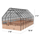 Outdoor Living Today Garden in a Box with Birdnetting Cover | 8 x 16