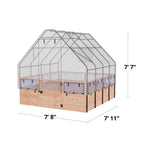 Outdoor Living Today Garden In a Box | 8 x 8 with Greenhouse