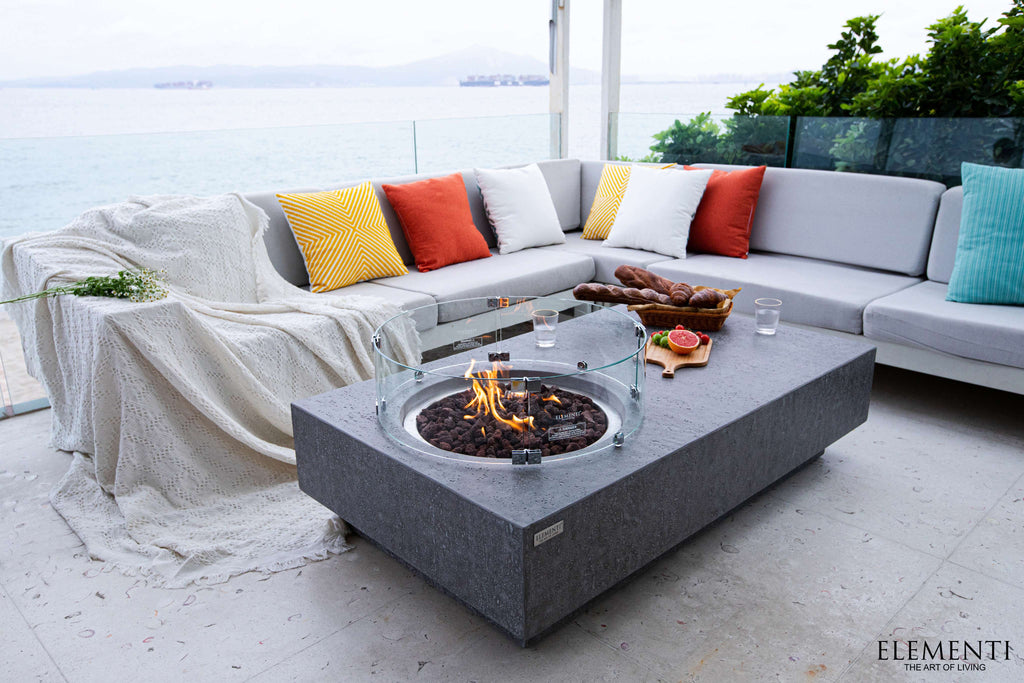 Elementi Metropolis Fire Table