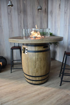 Elementi Lafite Barrel Fire Table