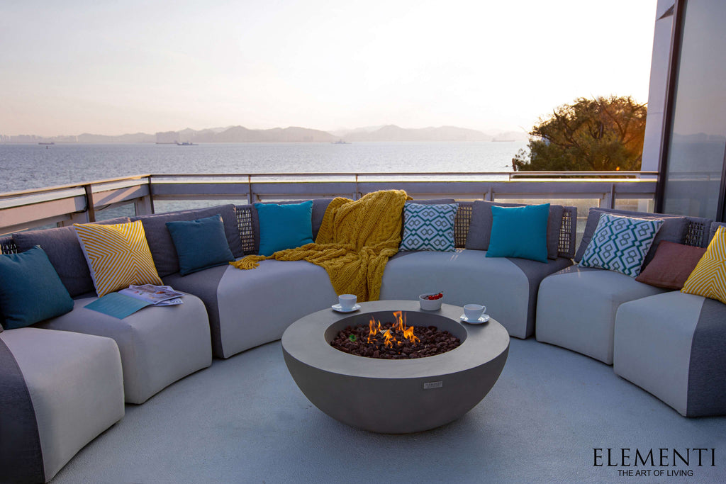 Elementi Lunar Bowl Fire Table