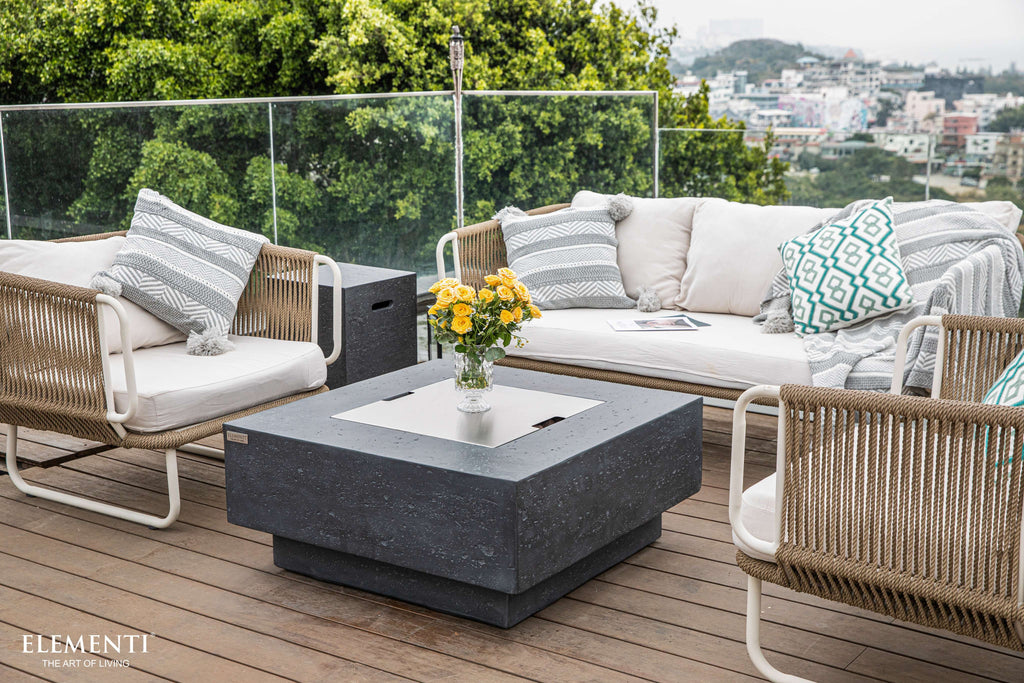 Elementi Manhattan Fire Table