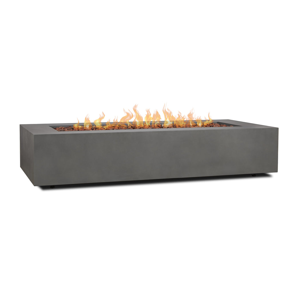 Real Flame Aegean 70" Rectangle Propane or Natural Gas Fire Pit Table