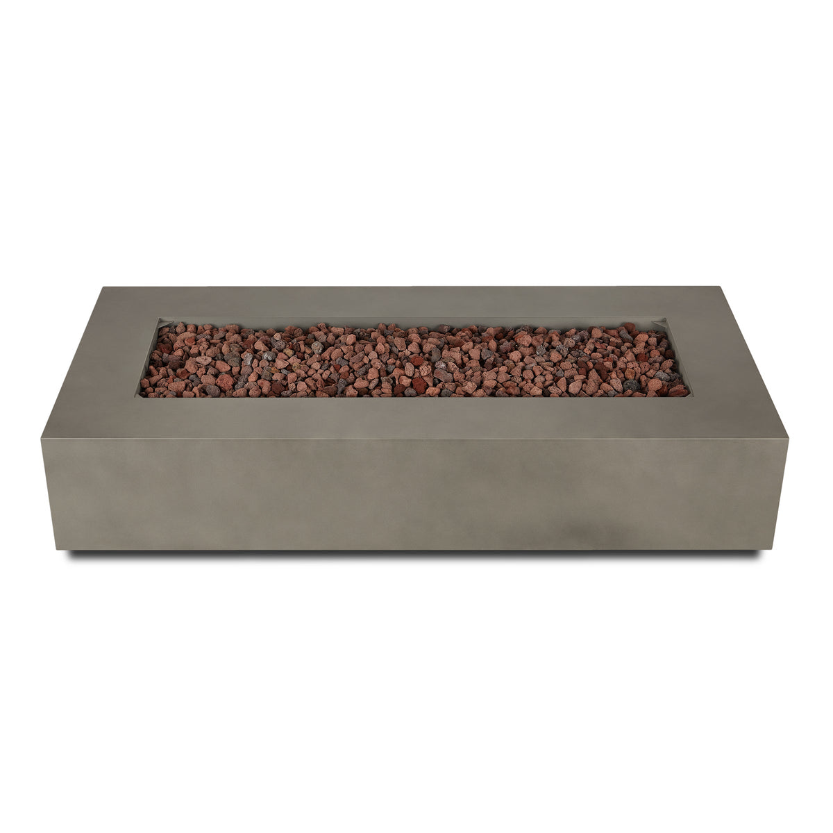 Real Flame Aegean 70" Rectangle Propane or Natural Gas Fire Pit Table
