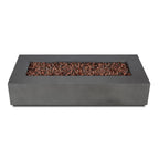 Real Flame Aegean 70" Rectangle Propane or Natural Gas Fire Pit Table
