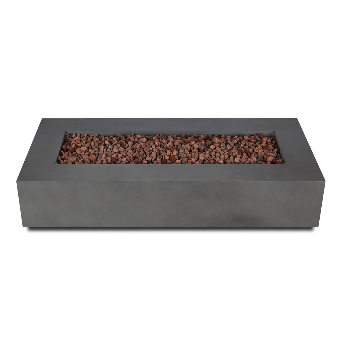 Real Flame Aegean 70" Rectangle Propane or Natural Gas Fire Pit Table