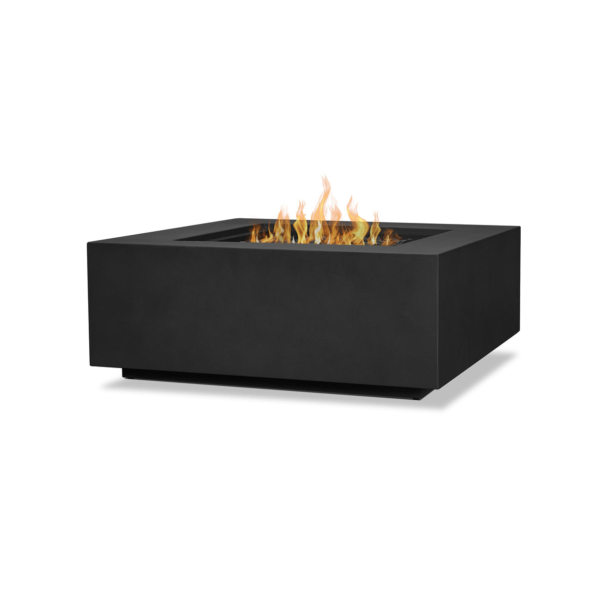Real Flame Aegean Square Propane or Natural Gas Fire Pit Table