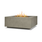 Real Flame Aegean Square Propane or Natural Gas Fire Pit Table
