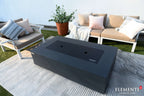 Elementi Plus Cape Town Rectangular Concrete Fire Pit Table
