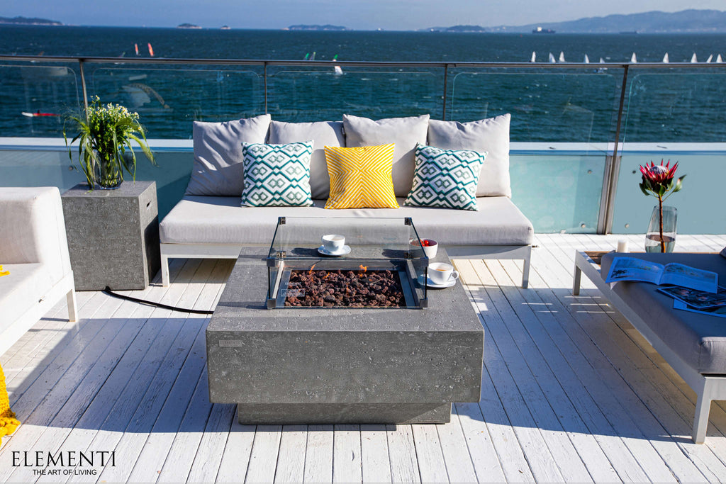 Elementi Manhattan Fire Table