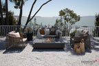 Elementi Plus Cannes Rectangular Concrete Fire Pit Table