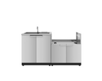 NewAge Outdoor Kitchen 2-Piece Cabinet Set with Sink, Bar and Grill Cabinet - Multiple Sizes