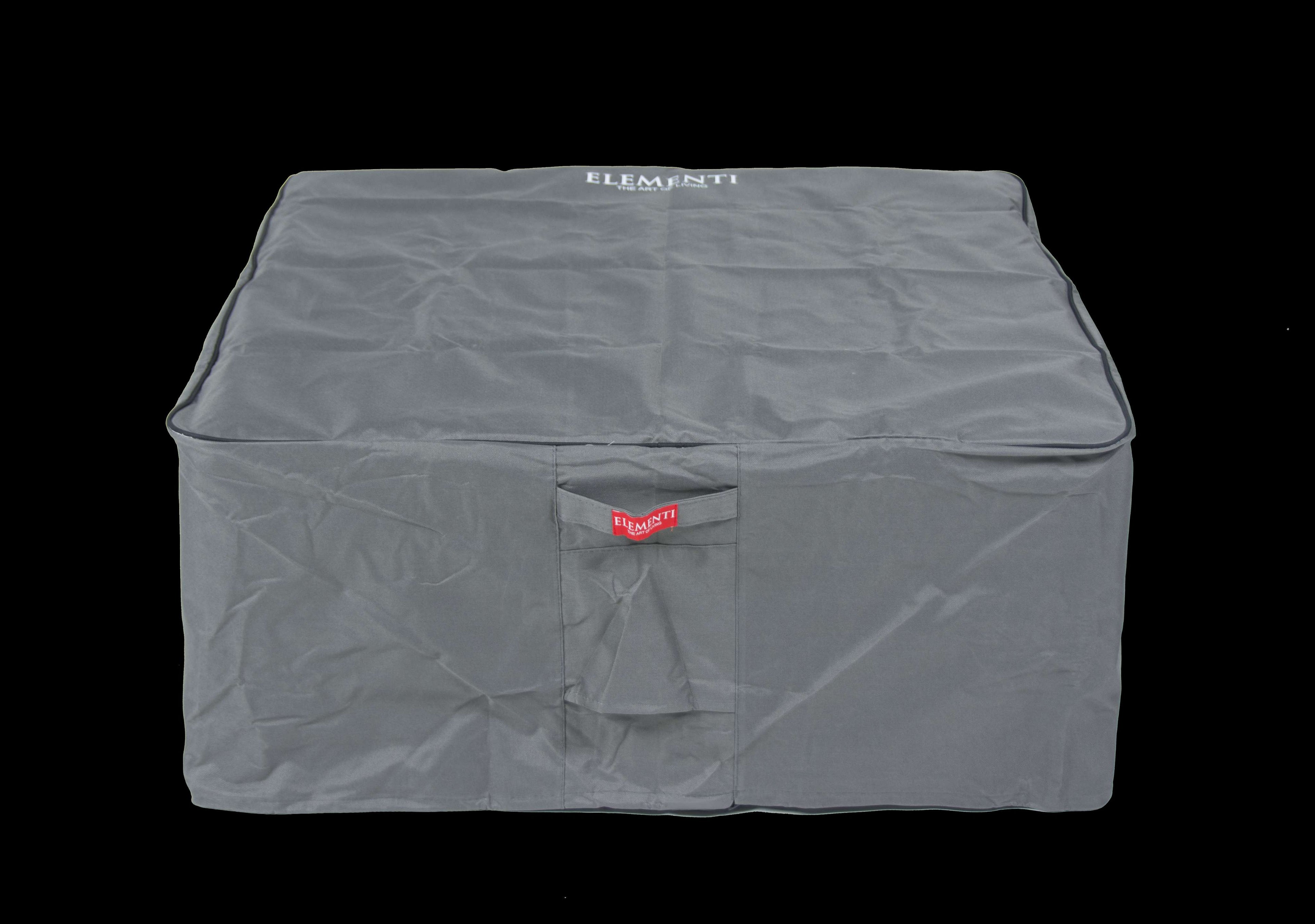 Elementi Plus Bergen Square Concrete Fire Pit Table