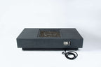 Elementi Plus Cannes Rectangular Concrete Fire Pit Table