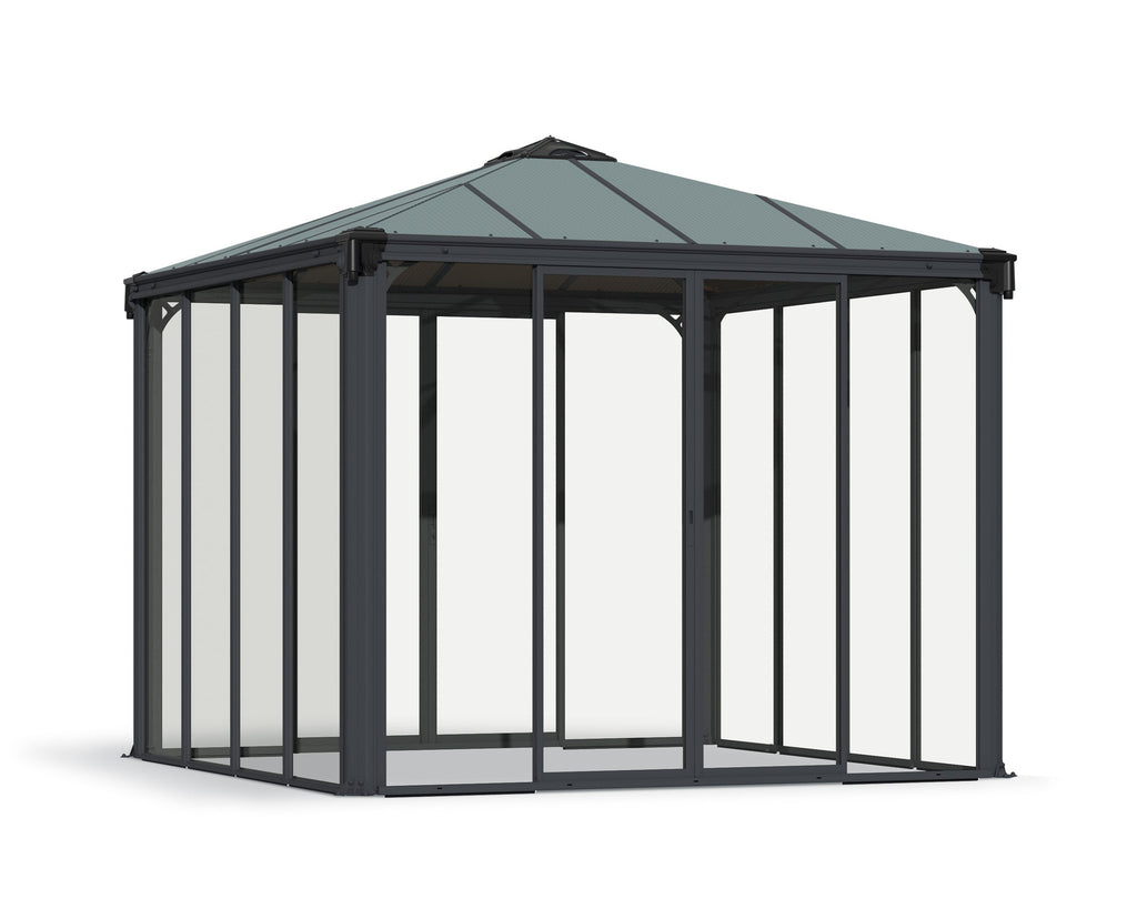 Canopia Ledro Enclosed Gazebo - Gray