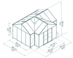Canopia Triomphe Chalet 12' x 15' Greenhouse