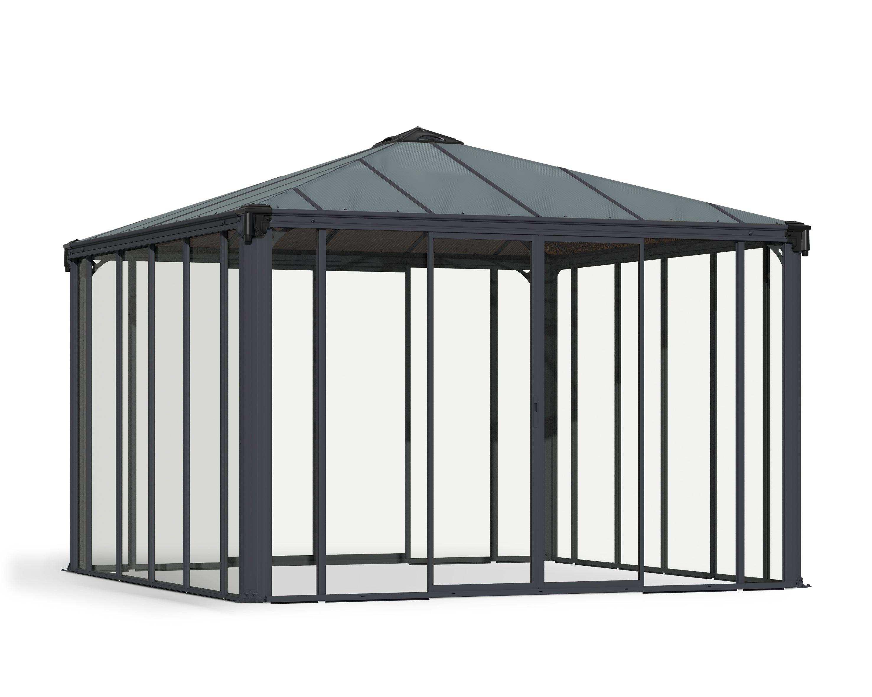 Canopia Ledro Enclosed Gazebo - Gray