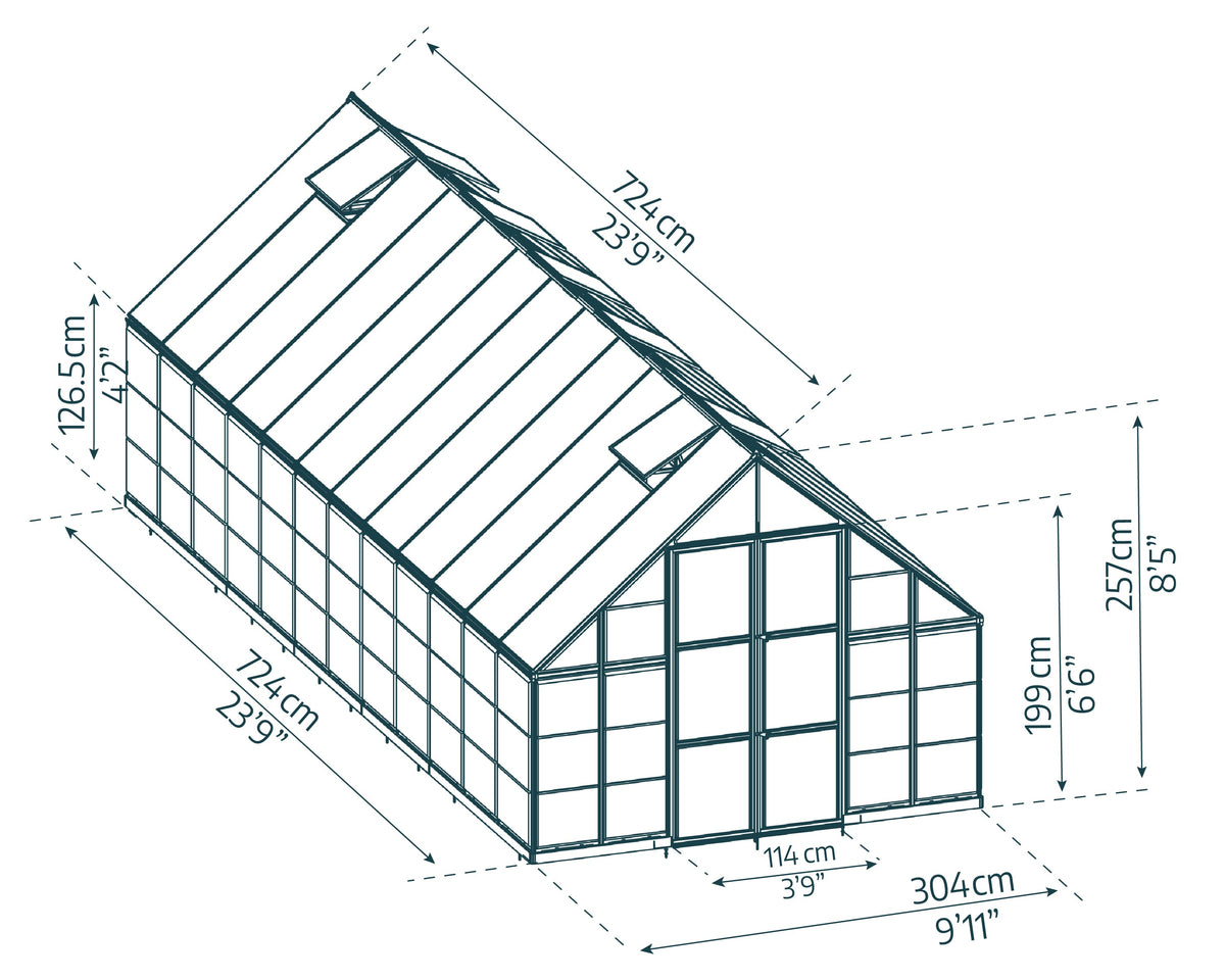 Canopia Balance 10' Greenhouse - Silver