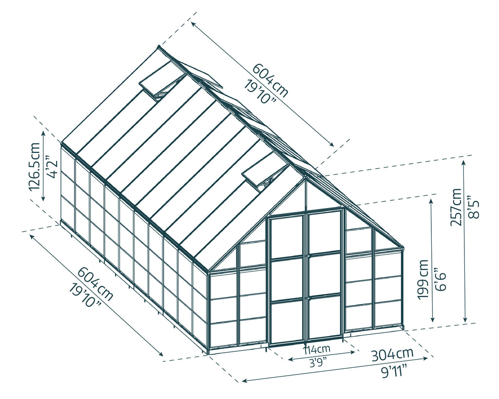 Canopia Balance 10' Greenhouse - Silver