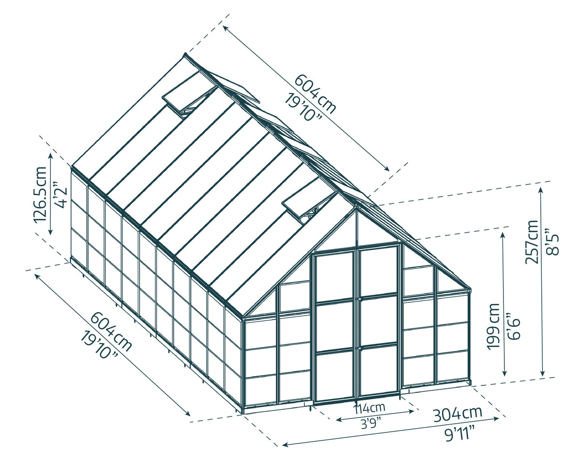 Canopia Balance 10' Greenhouse - Silver