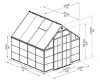 Canopia Balance 8' Greenhouse - Green