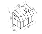 Canopia Sun Room 6' x Multiple Sizes - White