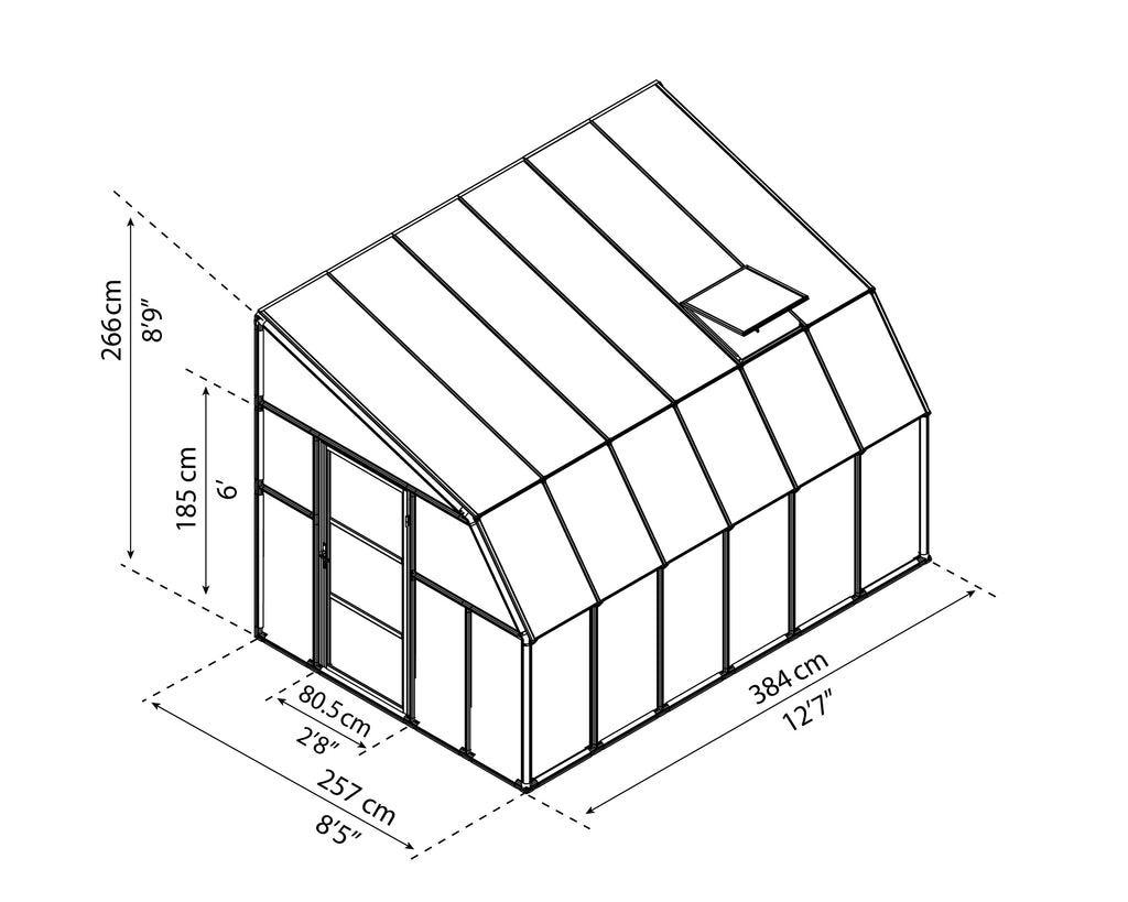 Canopia Sun Room 8' - White