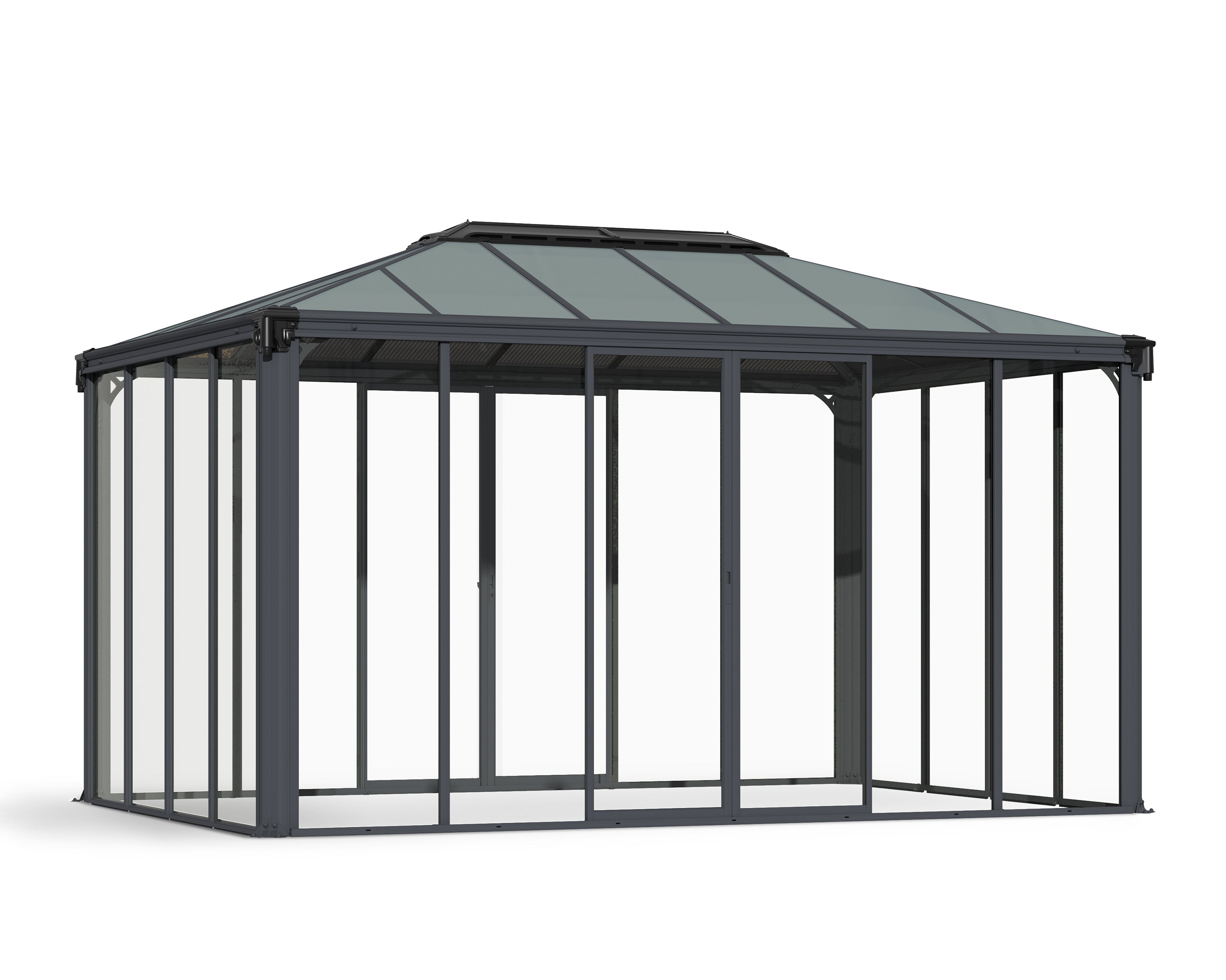 Canopia Ledro Enclosed Gazebo - Gray