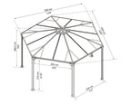 Canopia Monaco Hexagon Gazebo