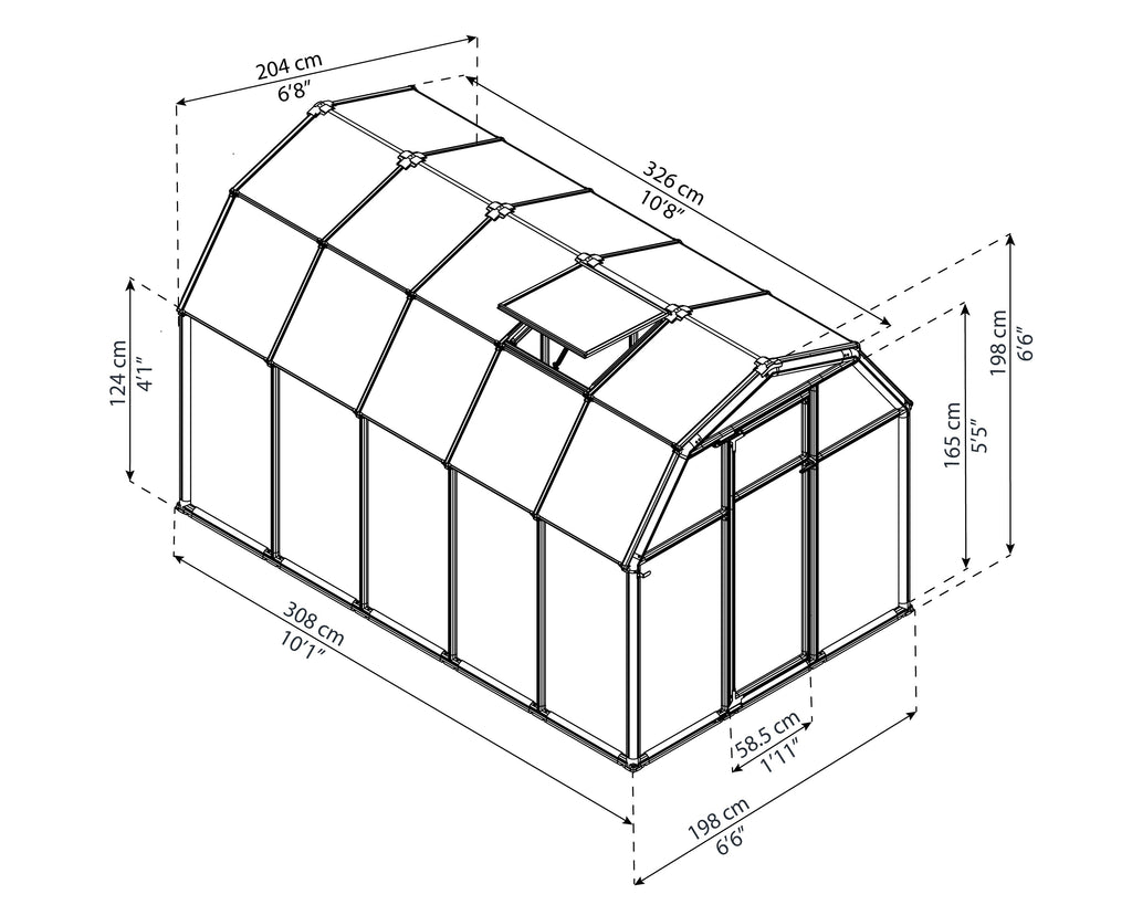 Canopia EcoGrow 6' Greenhouse