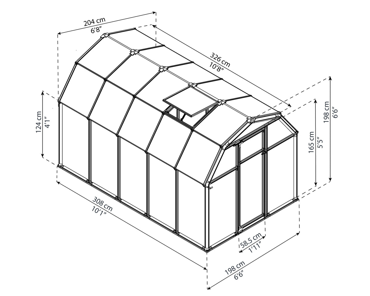 Canopia EcoGrow 6' Greenhouse