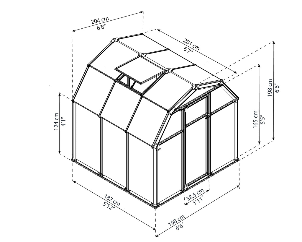 Canopia EcoGrow 6' Greenhouse