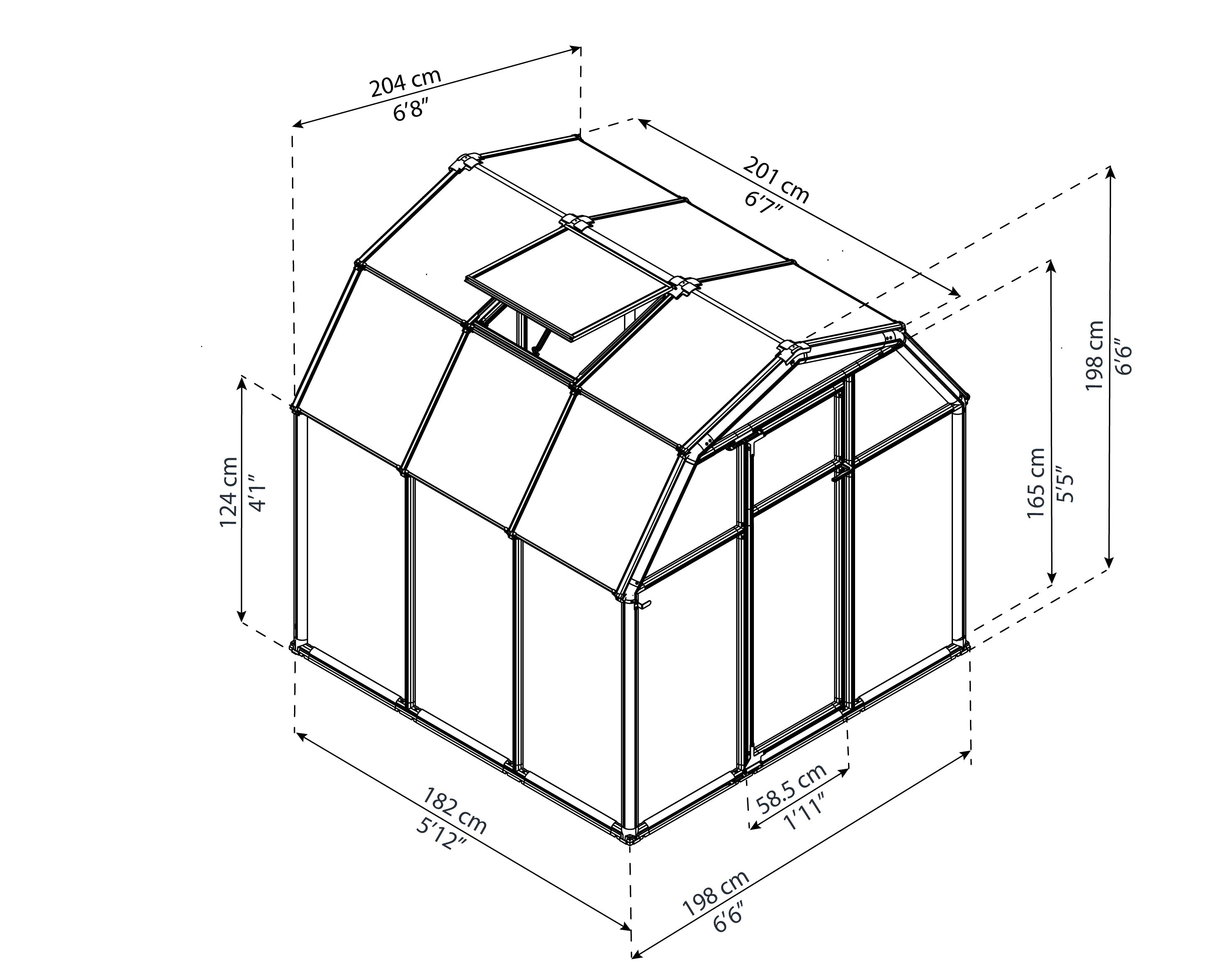 Canopia EcoGrow 6' Greenhouse