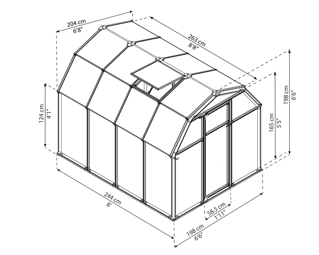Canopia EcoGrow 6' Greenhouse
