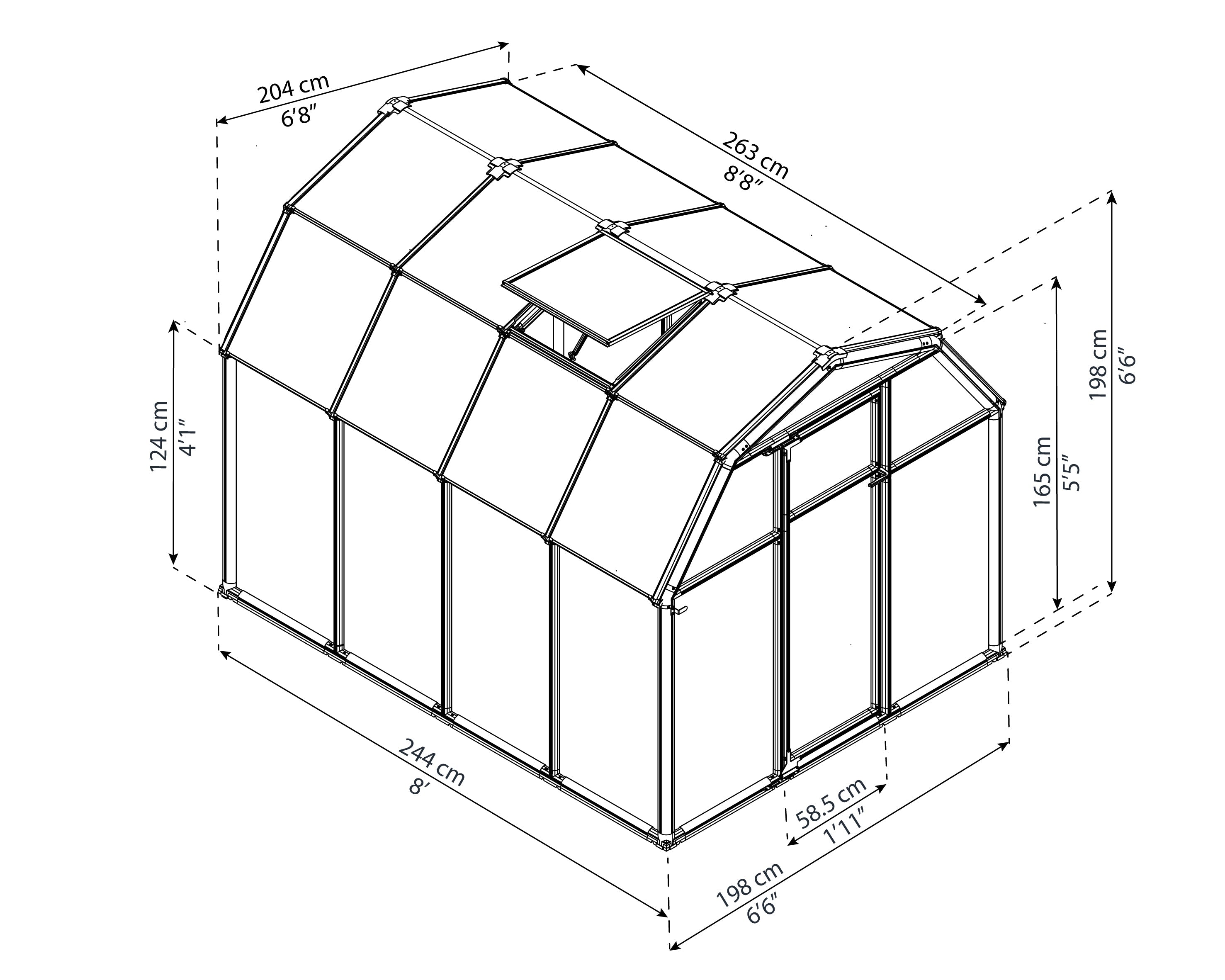 Canopia EcoGrow 6' Greenhouse
