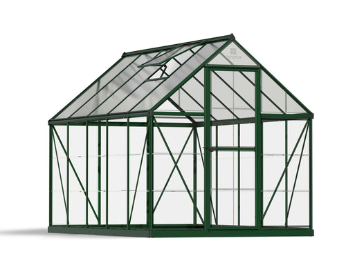 Canopia Hybrid 6' x 10' Greenhouse - Silver/Green/Gray