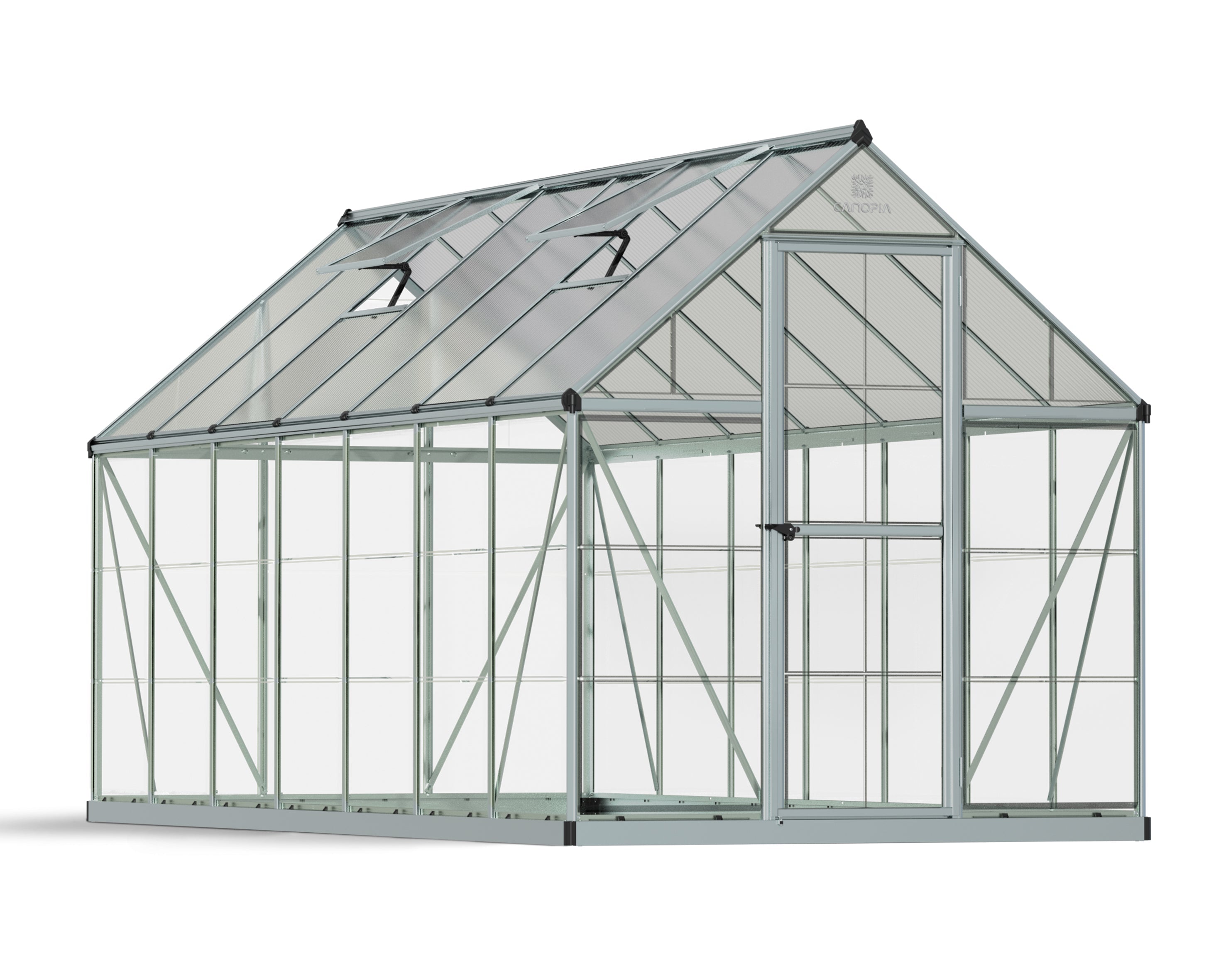Canopia Hybrid 6' x 14' Greenhouse - Silver
