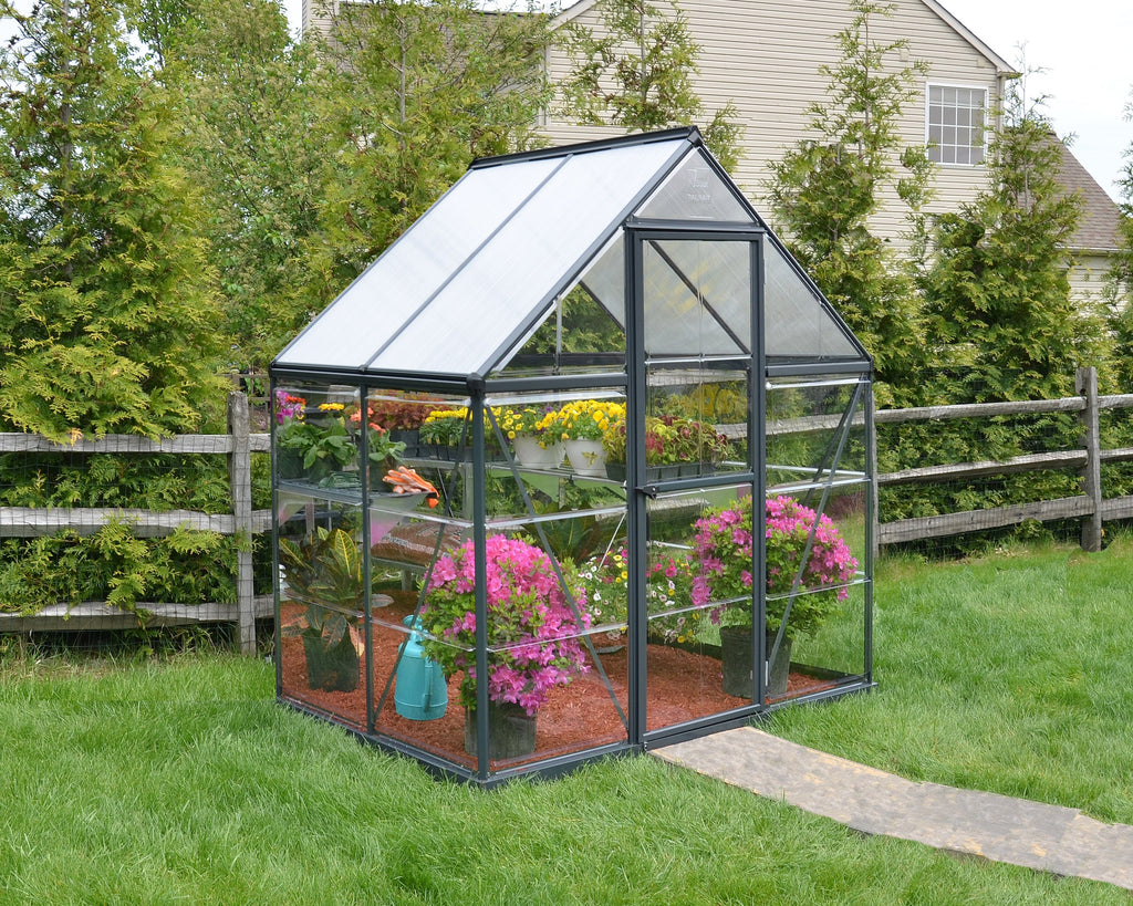 Canopia Hybrid 6' x 4' Greenhouse - Silver/Green/Gray