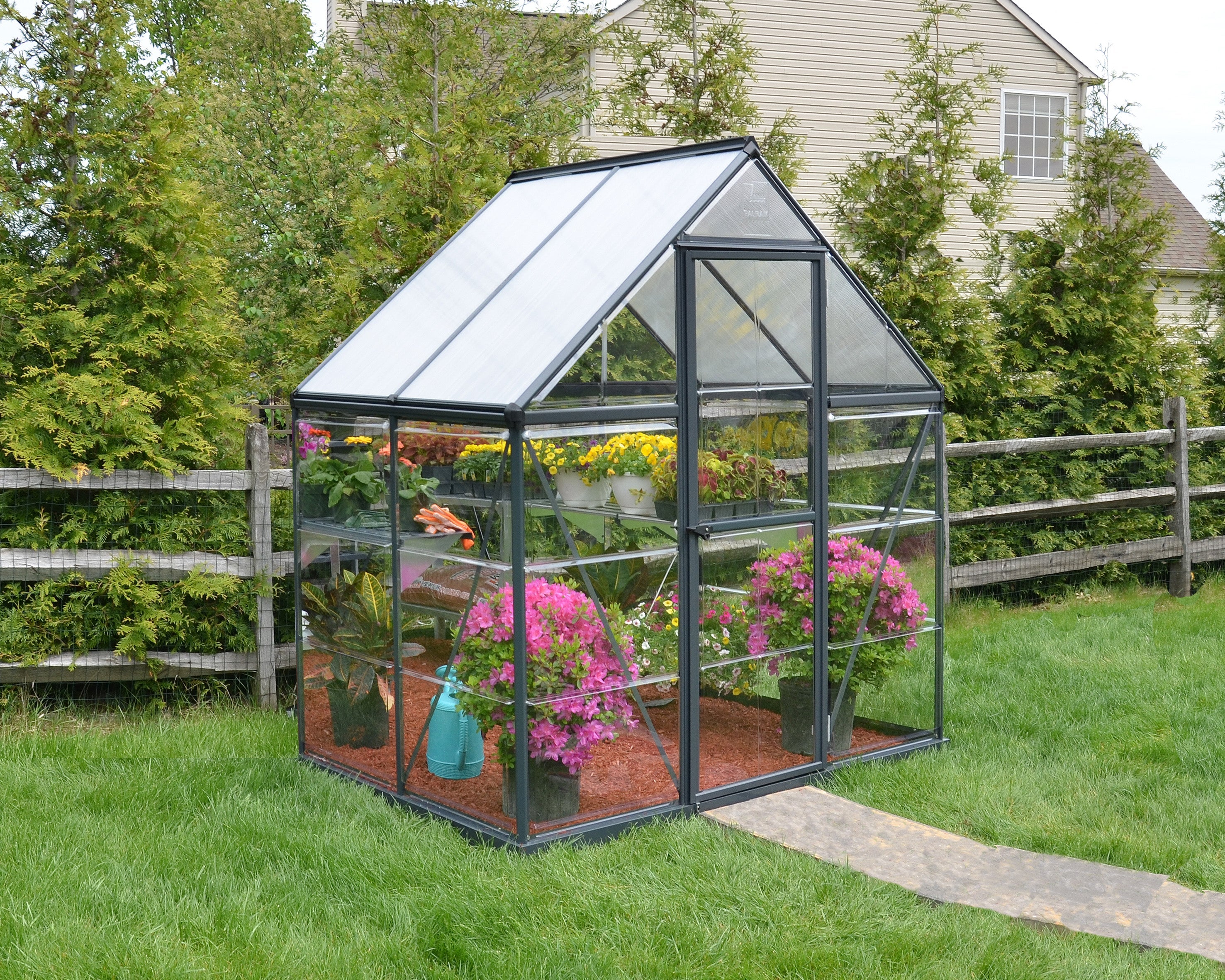 Canopia Hybrid 6' x 4' Greenhouse - Silver/Green/Gray
