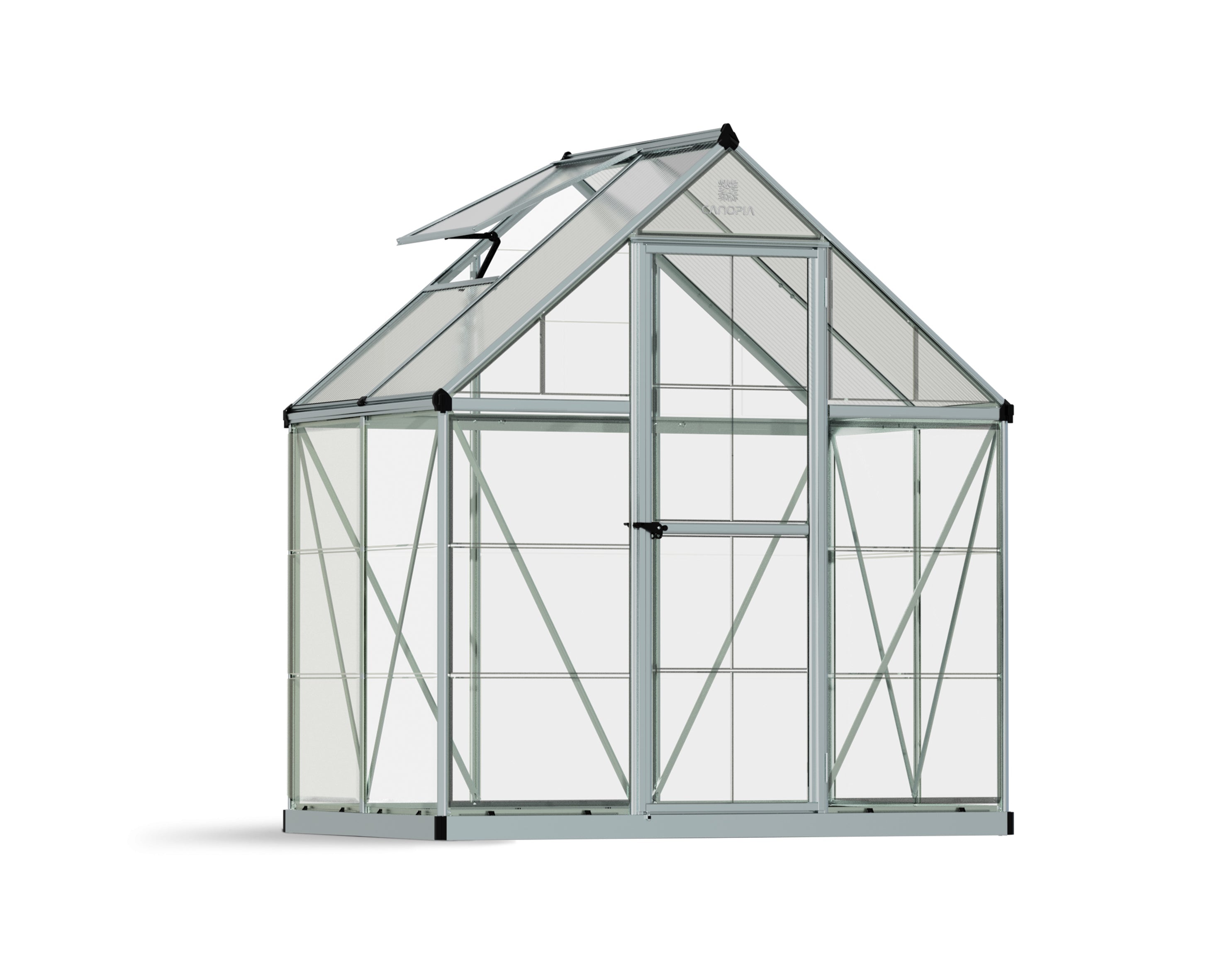Canopia Hybrid 6' x 4' Greenhouse - Silver/Green/Gray