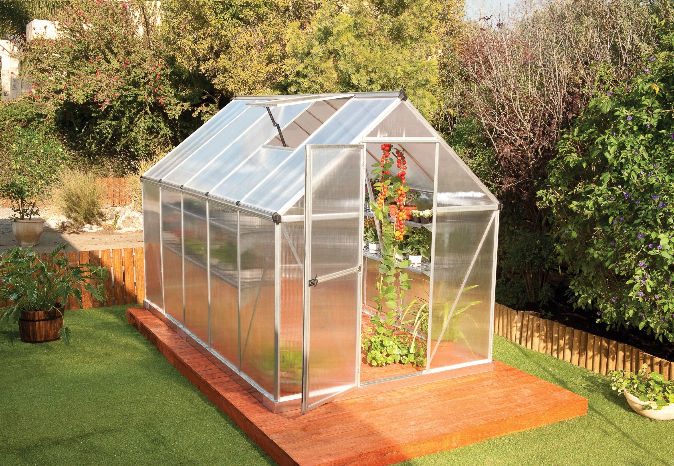 Canopia Mythos 6' x 10' Greenhouse - Silver/Green/Gray